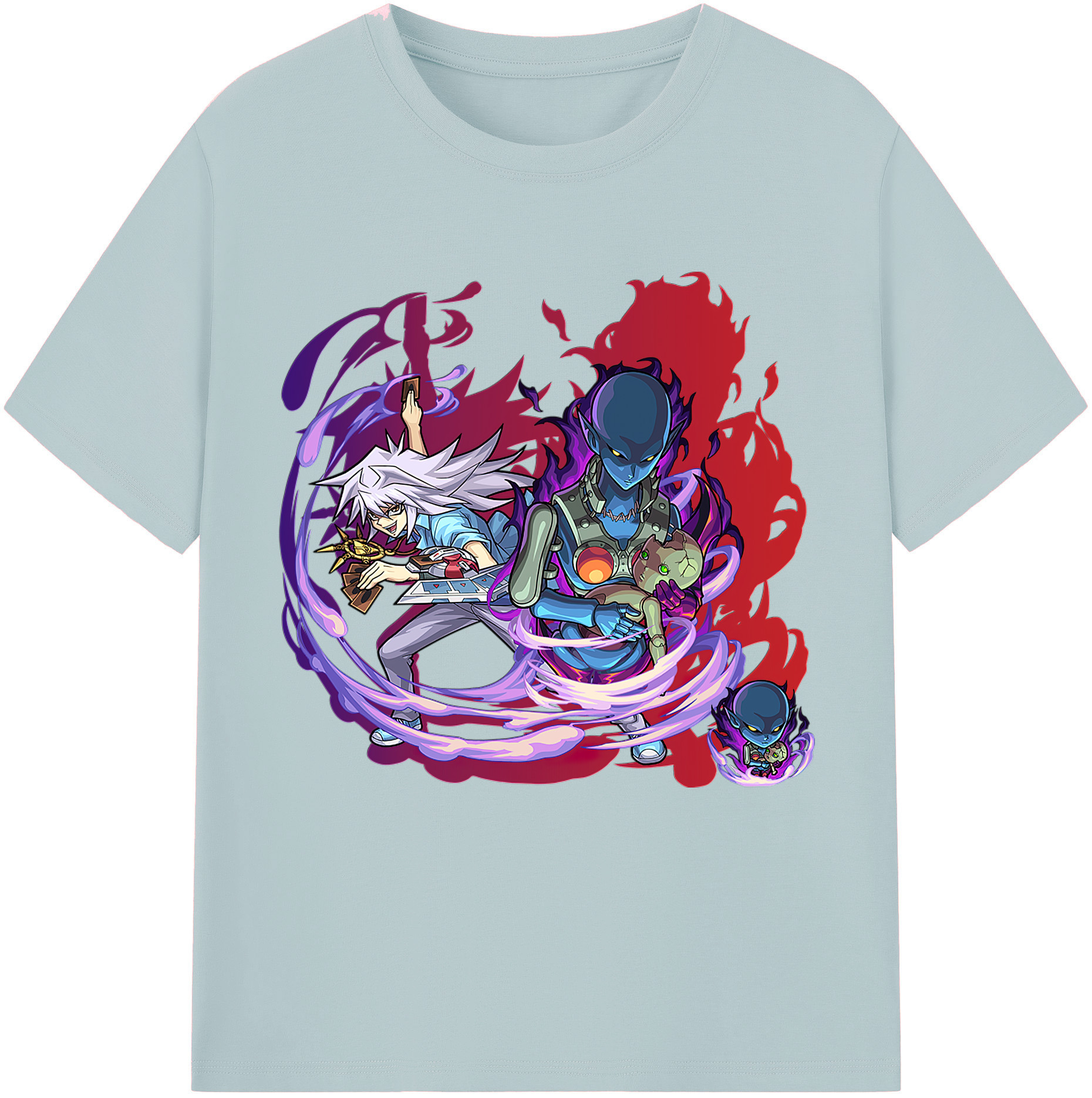 （画像用） 遊☆戯☆王 Yu-Gi-Oh! 綿100％半袖Tシャツ（フロントプリント）